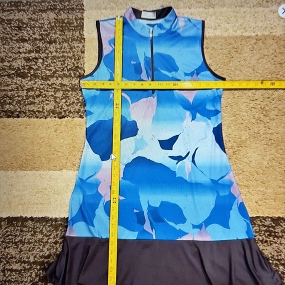 NWOT  Callaway Blue Sea Opti Tank Sleeveless Golf   Dress SZ: M - Picture 7 of 9